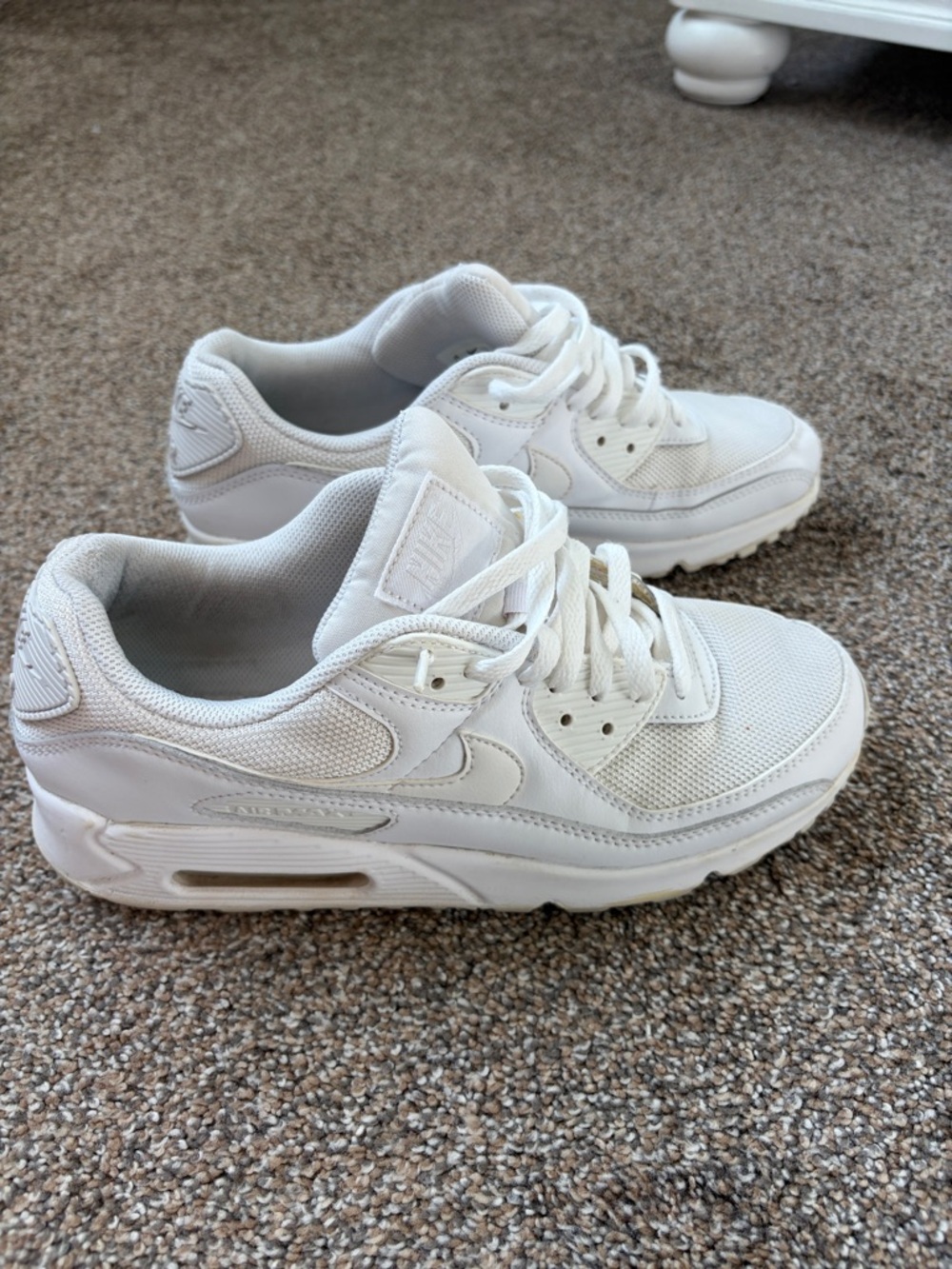 Nike Air Max 90 Triple White Men’s sz 9.5